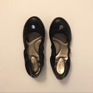 DexFlex Comfort Black Ballet Flats, size 8.